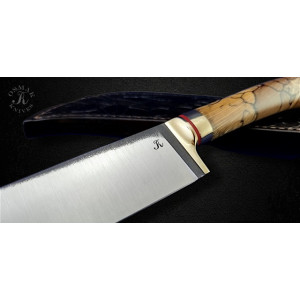 ПЧАК УДАВ ексклюзивний ніж ручної роботи майстра Ruslan Knives, сталь N690, 60 HRC. Photo 3